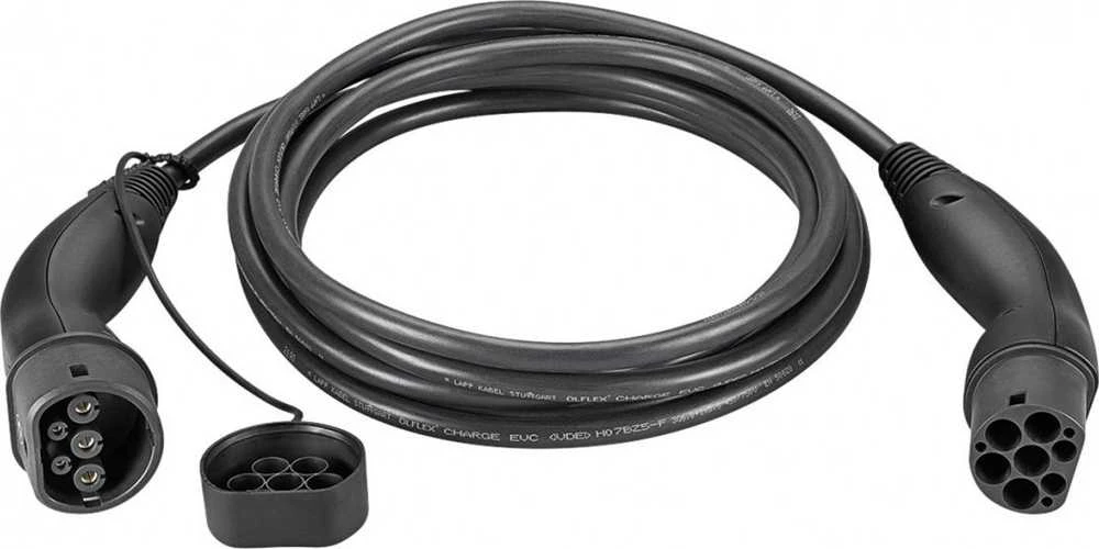 LappKabel LAPP 2 tipas, iki 7,4 kW, 7 m, juoda (5555934006)