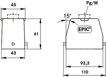 Lapp Kabelis M25 IP65 EPIC H-B 16 TG-RO (19080900)