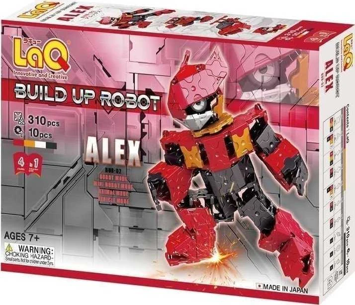 Japoniškas konstruktorius LaQ "Buildup Robot Alex"