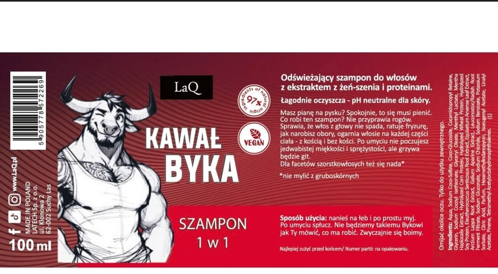 LaQ Jaučio gabalėlis, 100 ml