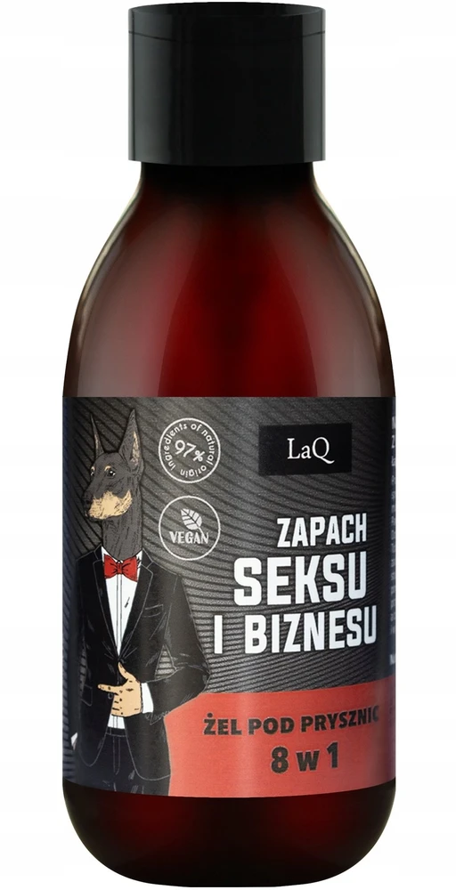 LaQ Mini dušo želė 8 viename, sekso ir verslo kvapas, 100 ml