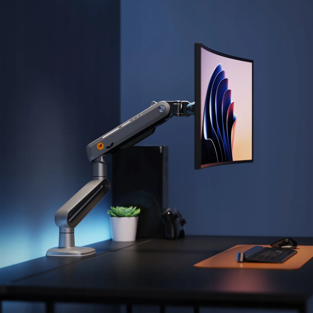 Larbre Vert Laikiklis monitoriui F6-XM 32''-60'' įlankos mėlyna RGB apšvietimas Žaidimams