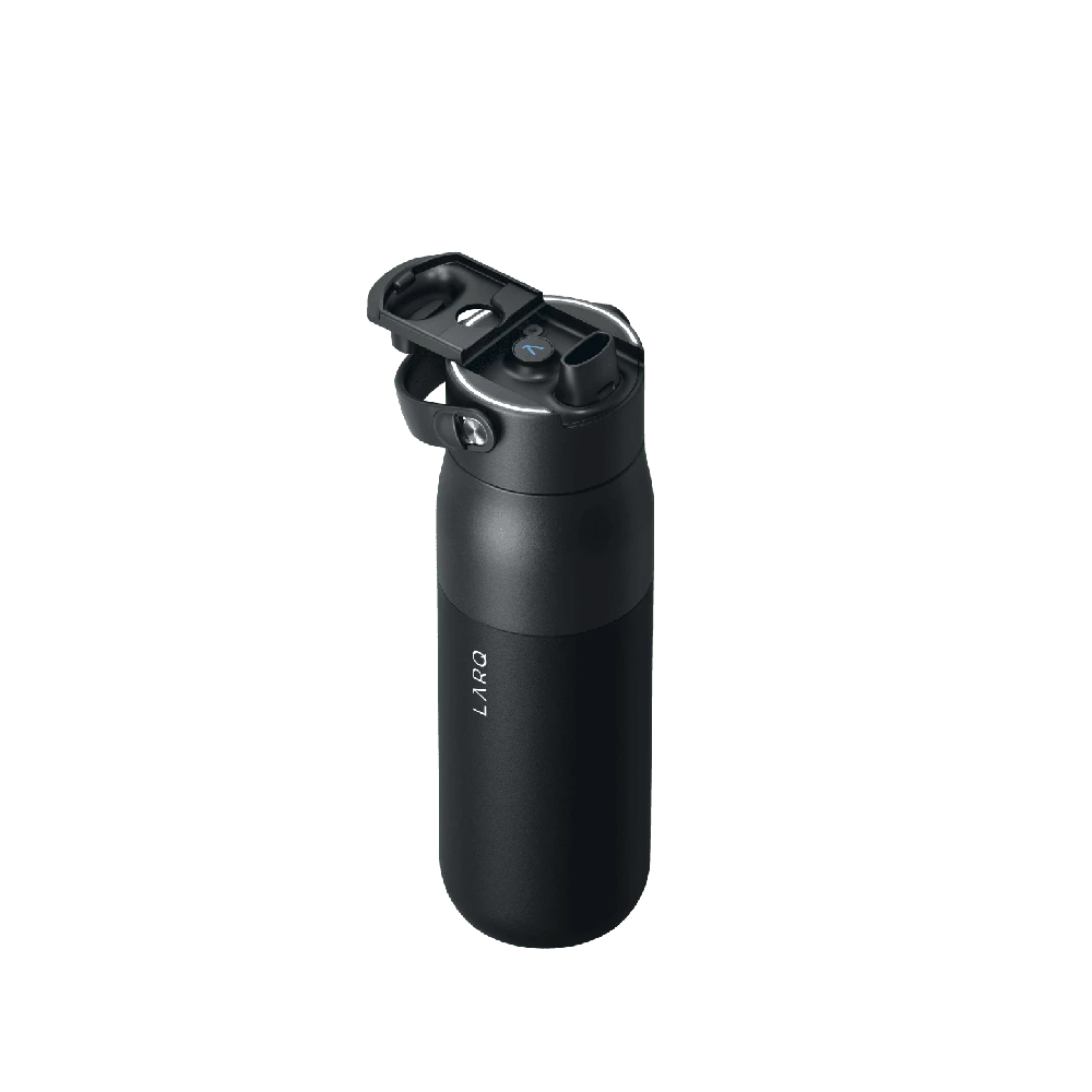 Carruzzo LARQ Gertuvė PureVis™ 2, obsidiano juodos spalvos, 680 ml