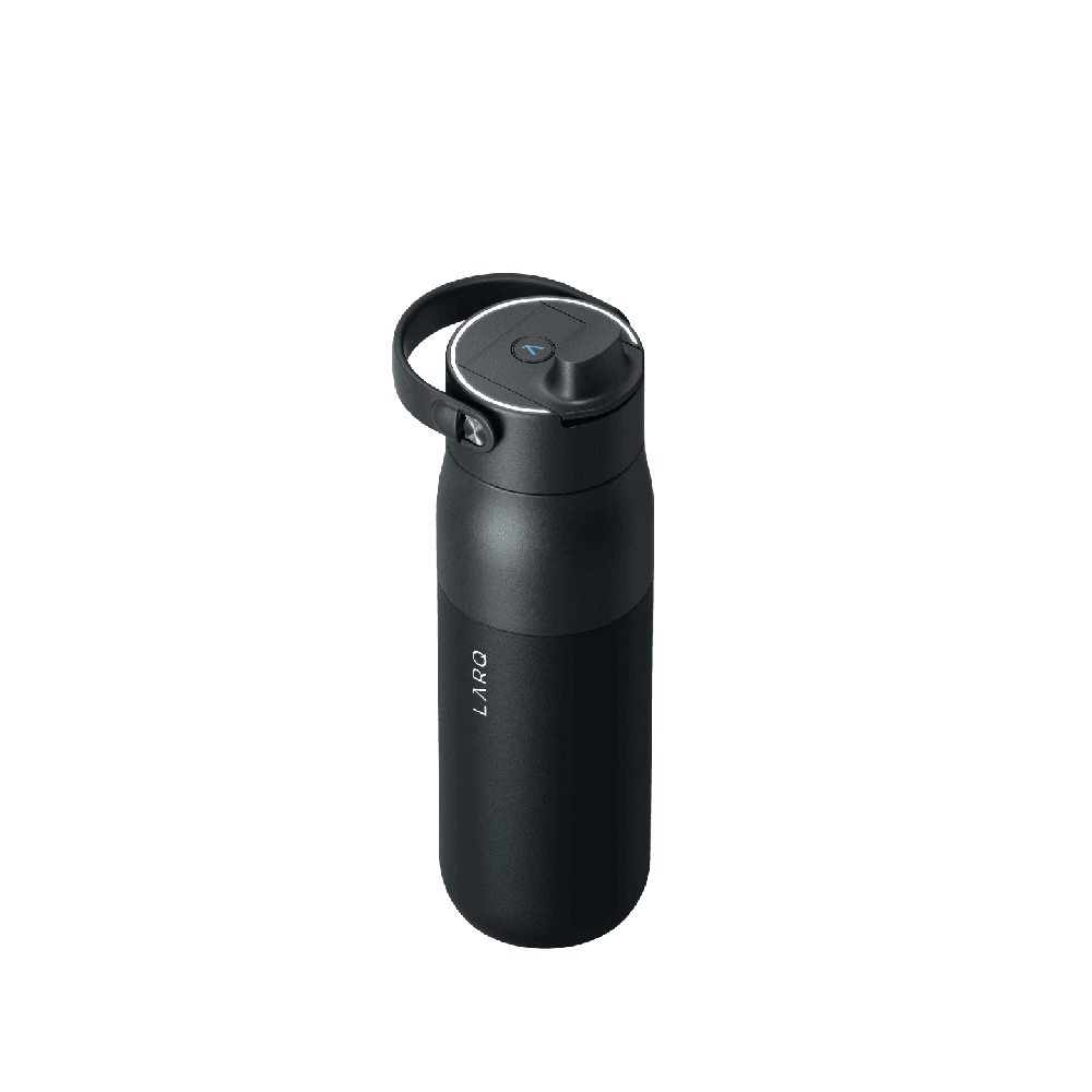 Carruzzo LARQ Gertuvė PureVis™ 2, obsidiano juodos spalvos, 680 ml