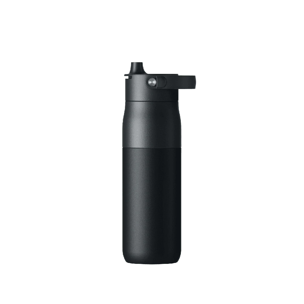 Carruzzo LARQ Gertuvė PureVis™ 2, obsidiano juodos spalvos, 680 ml