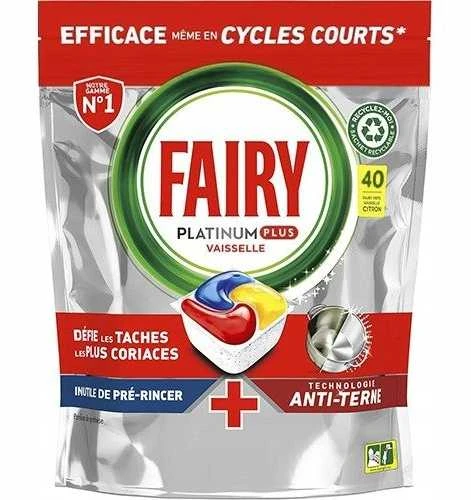 None Mondex FAIRY PLATINUM PLUS indaplovės kapsulės, 40 vnt., citrinų skonio, 620 g
