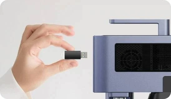 LaserPecker LP5 – 20 W šviesolaidinis ir diodinis lazerinis graviravimo įrenginys – komplektas su