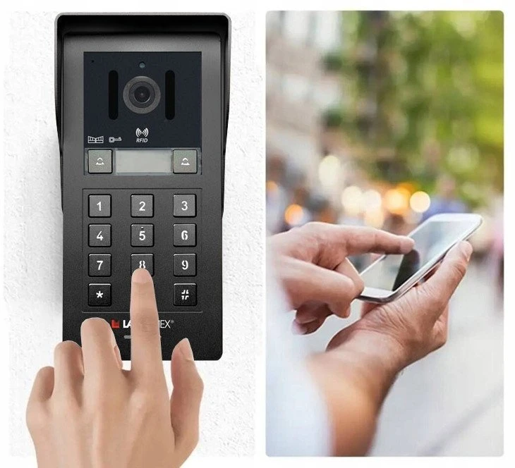 Carruzzo 2 laidų IP vaizdo domofono komplektas GEMINI SET