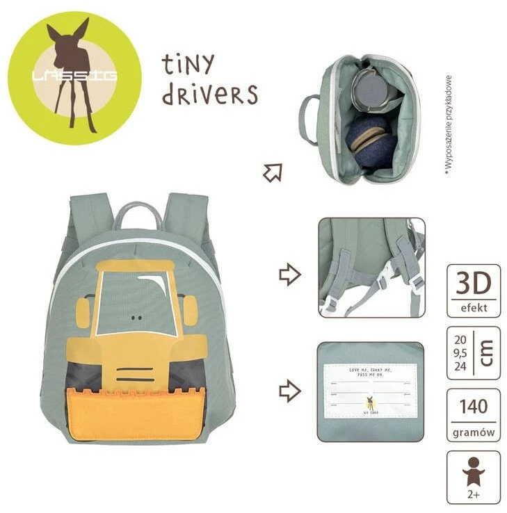 Lassig Tiny Drivers mini buldozeris Sage