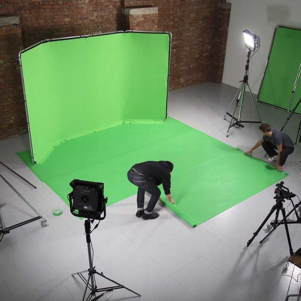 Lastolite grindų fono vinilo juostelė 1,37x4m Chroma Key žalia
