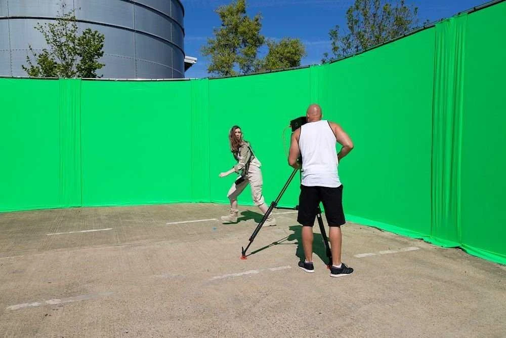 Studio įranga - Lastolite StudioLink Chroma žalia 3x3m rinkinys
