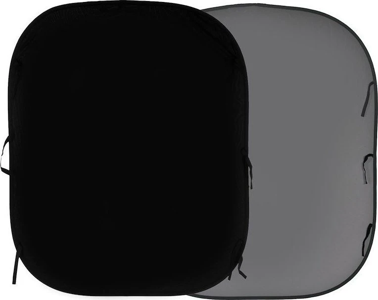 Fonas - Lastolite Tło Paprastas 1.5x1.8m Juodas/Pilkas