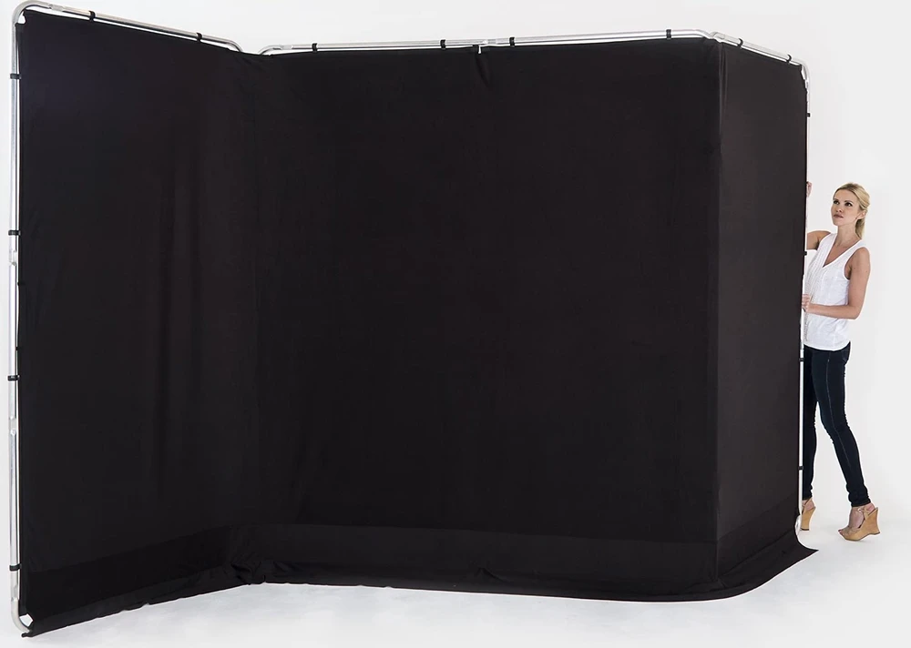Fotografijos fonas - Lastolite Tło Panoramic 4m Frame Juodas