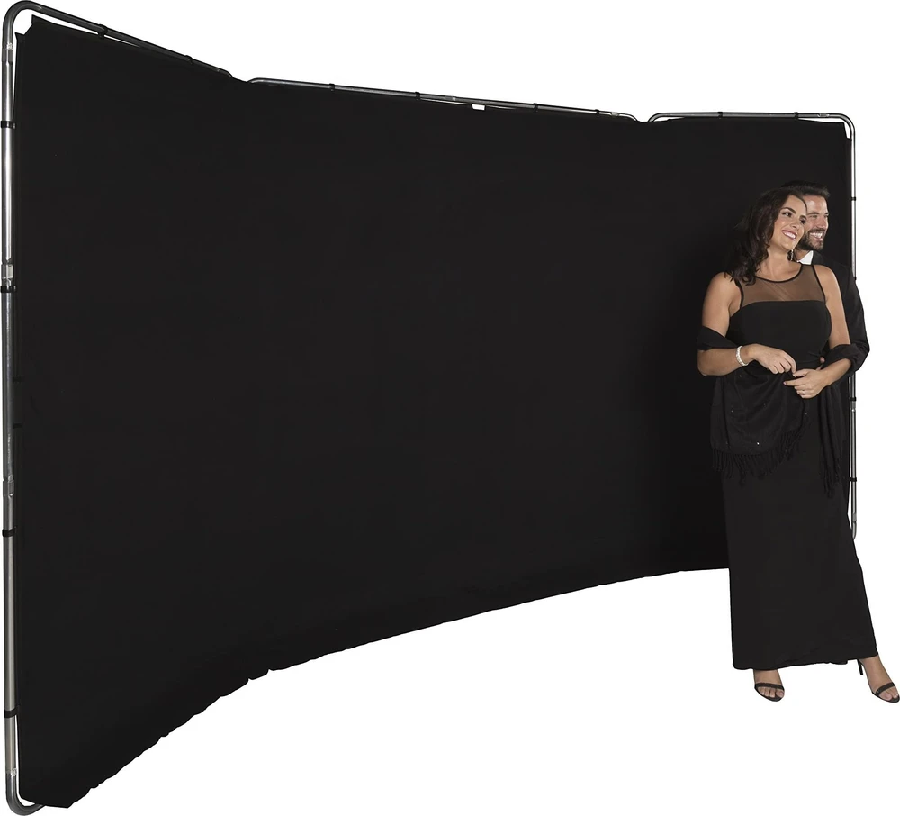 Fotografijos fonas - Lastolite Tło Panoramic 4m Frame Juodas