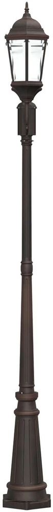 Sodo šviesa 68 x 20 x 235 cm Aliuminis ir stiklas