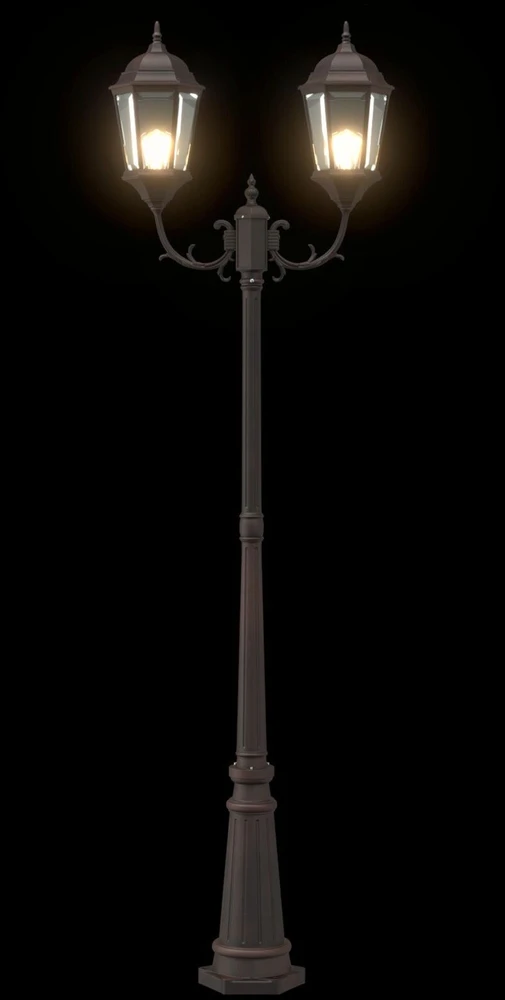 Sodo šviesa 68 x 20 x 235 cm Aliuminis ir stiklas