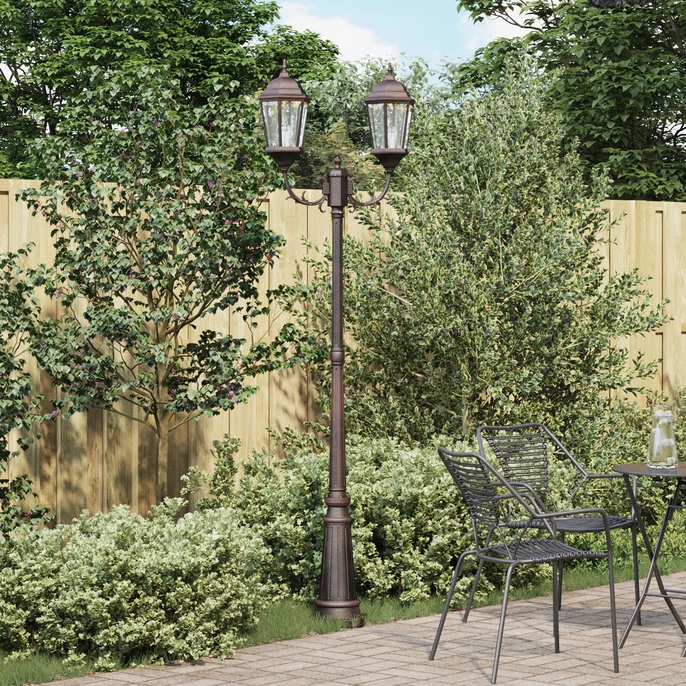 Sodo šviesa 68 x 20 x 235 cm Aliuminis ir stiklas