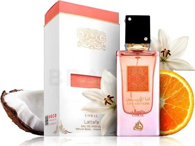 Lattafa Ana Abiyedh Coral EDP parfumuotas vanduo unisex, 60 ml