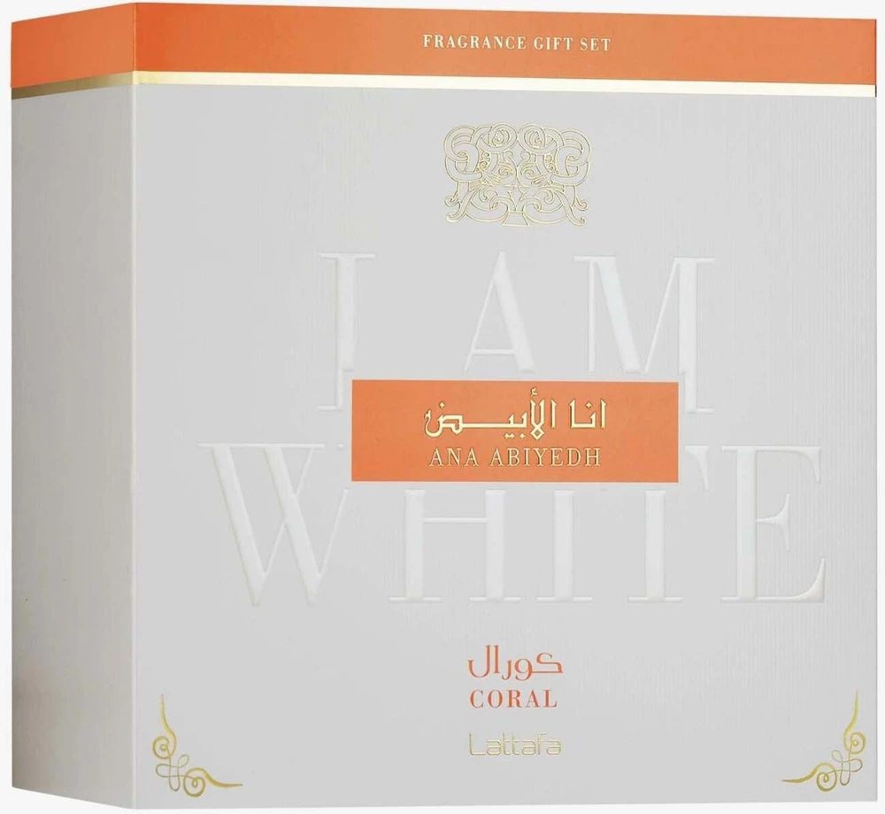 Lattafa Ana Abiyedh Coral rinkinys U, 60 ml rinkinys
