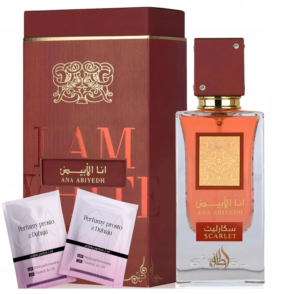 Lattafa Ana Abiyedh Scarlet EDP parfumuotas vanduo unisex, 60 ml