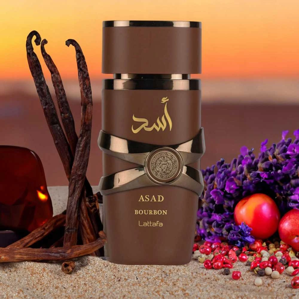 Kvepalai vyrams Lattafa Asad Bourbon EDP, 100 ml