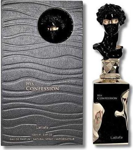 Lattafa His Confession EDP parfumuotas vanduo vyrams, 100 ml