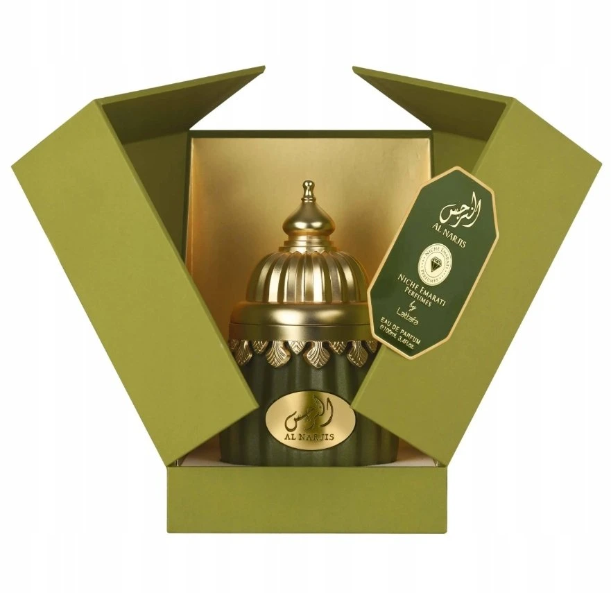 Lattafa Niche Emarati Al Narjis EDP parfumuotas vanduo unisex, 100 ml