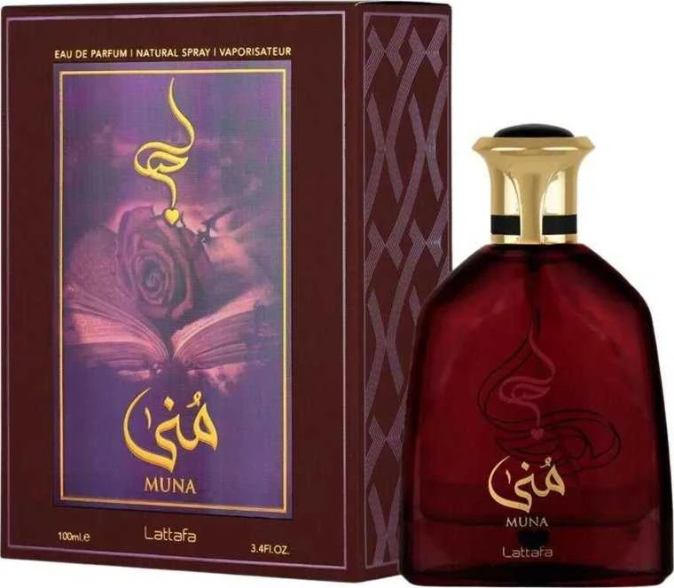 Lattafa Muna EDP parfumuotas vanduo moterims, 100 ml