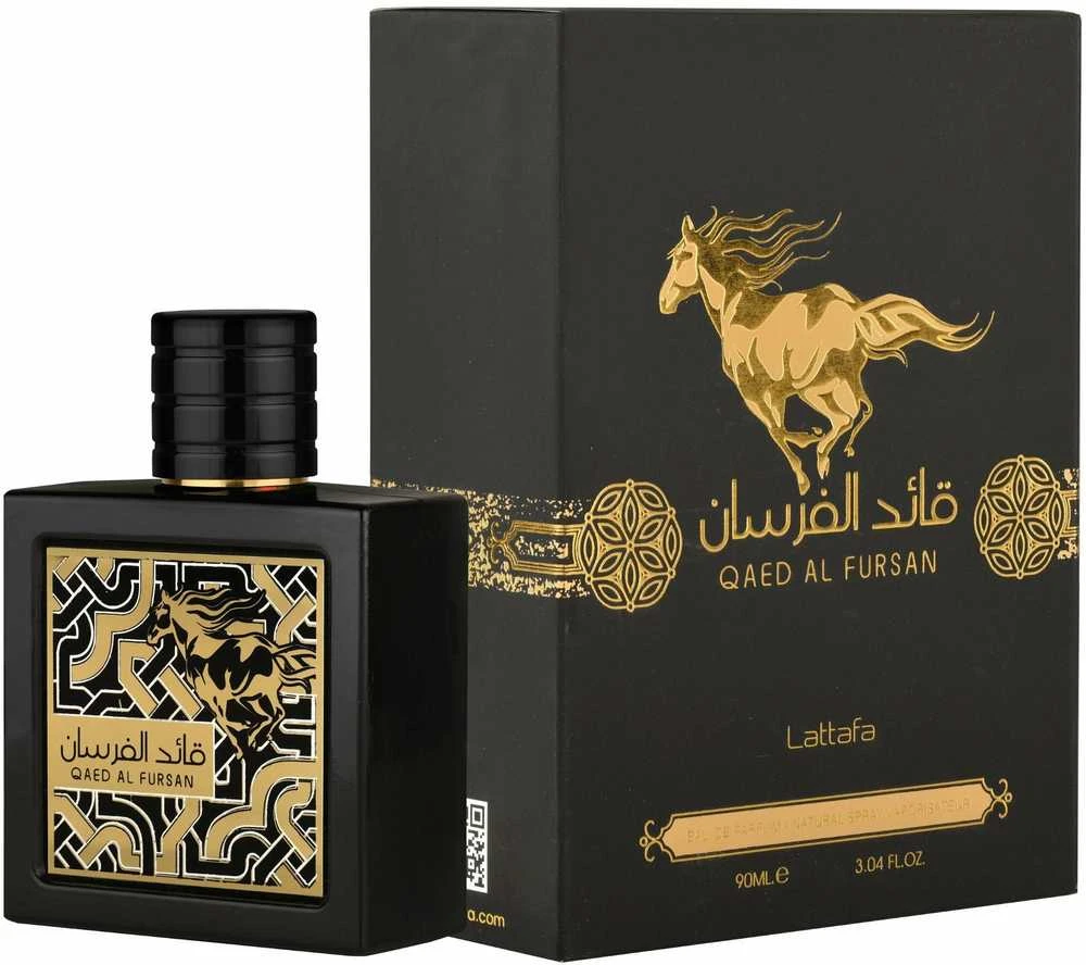 Unisex kvepalai Lattafa Qaed Al Fursan EDP, 90 ml