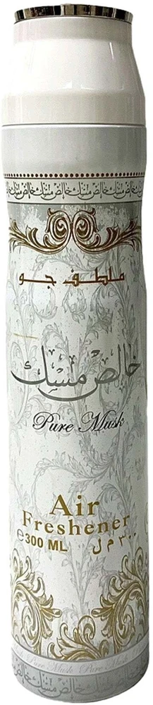 Lattafa Pure Musk Air Freshener purškiamas namų kvapas, 300 ml