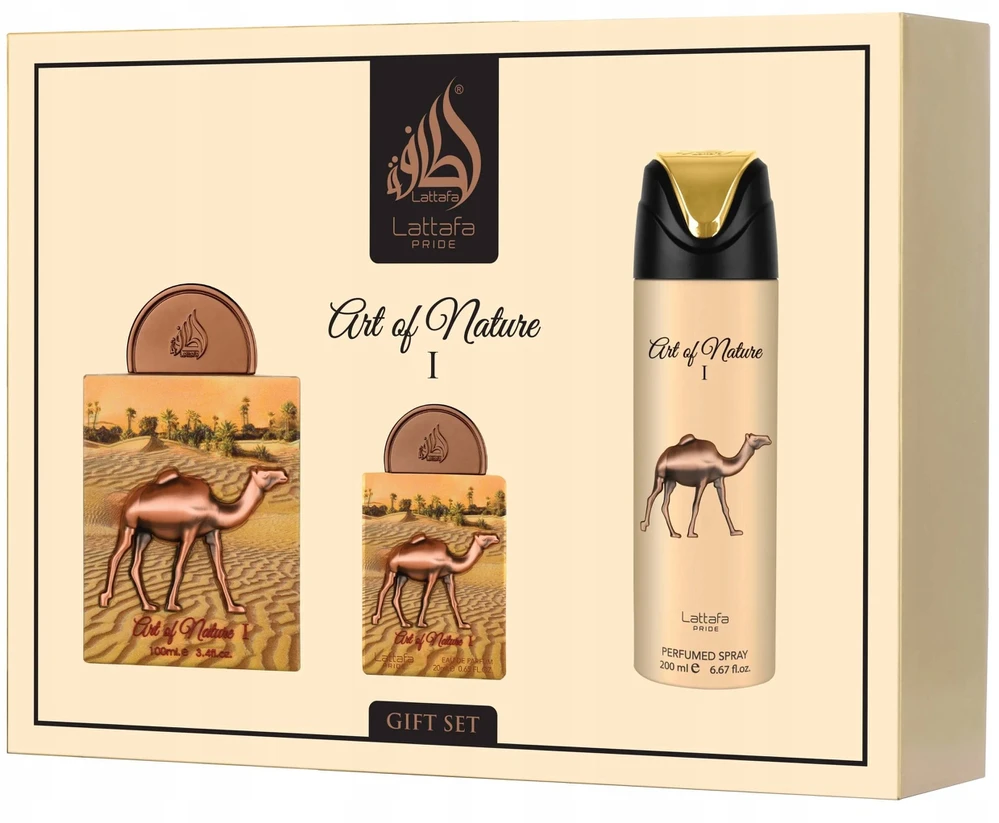 Set Lattafa Art Of Nature I EDP 100ml + EDP 20ml + Dezodorantas 200ml
