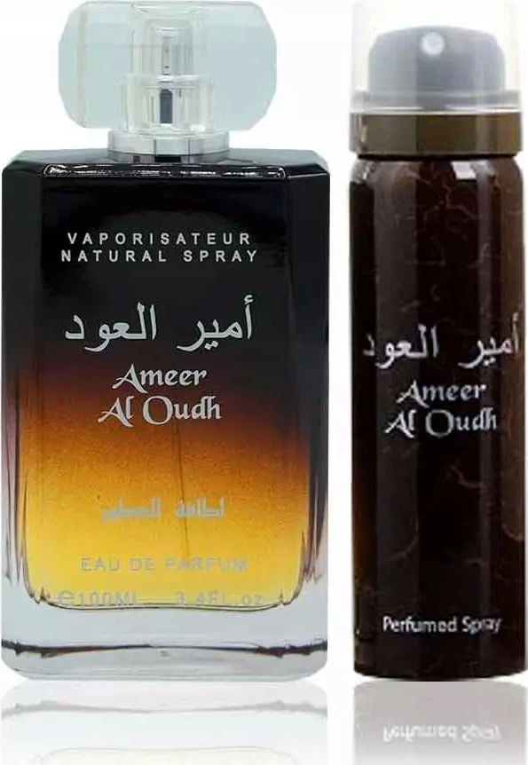 Unisex rinkinys Lattafa Ameer Al Oudh (kvepalai Lattafa Ameer Al Oudh EDP, 100 ml + dezodorantas 50 ml)