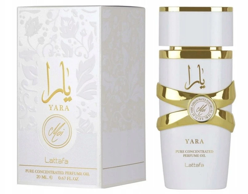 Lattafa Yara Moi Pure Concentrated Perfume Oil CPO aliejiniai kvepalai moterims, 20 ml