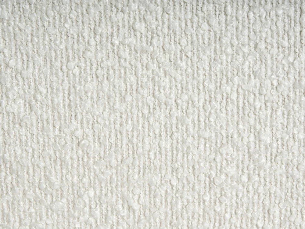 Sofa Beliani 5 vietų svetainės baldų komplektas VORGOD Boucle, kreminės baltos spalvos
