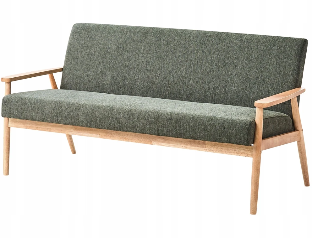 Sofa Beliani 6 vietų svetainės baldų komplektas ESRUM šviesiai rudas / žalias
