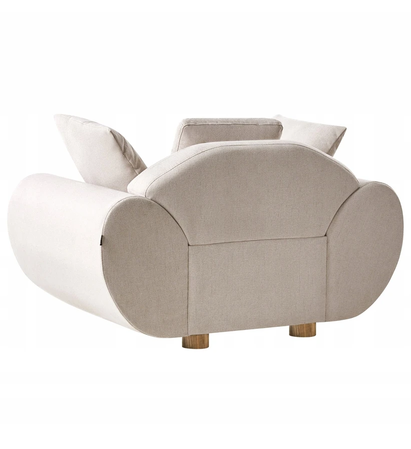 Sofa Beliani 4 asmenų svetainės baldų komplektas RINGEL šviesiai smėlio spalvos