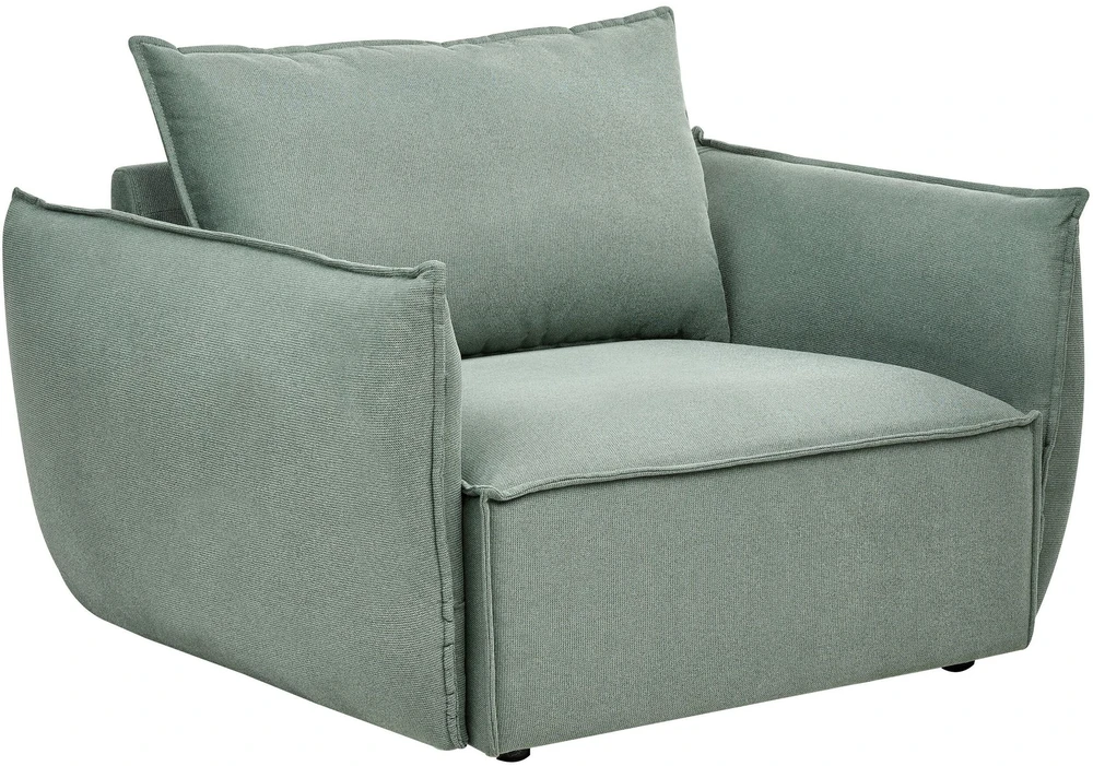 Sofa Beliani 5 vietų poilsio baldų komplektas KUNES šviesiai žalias