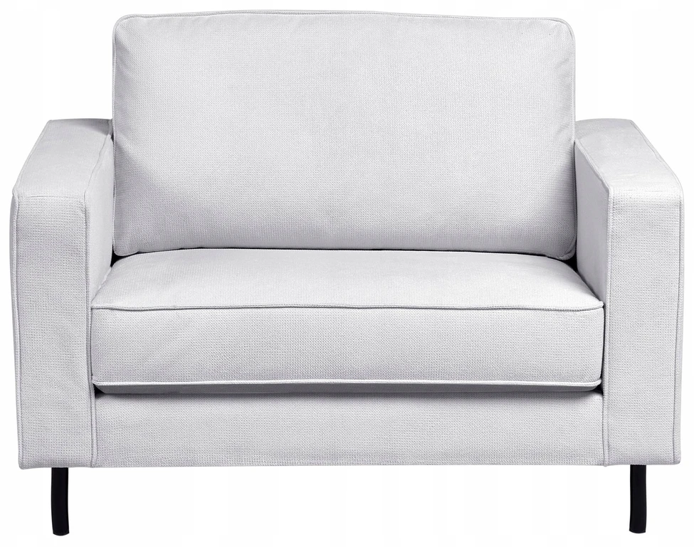 Sofa Beliani 4 vietų svetainės baldų komplektas SAVALEN šviesiai pilkas
