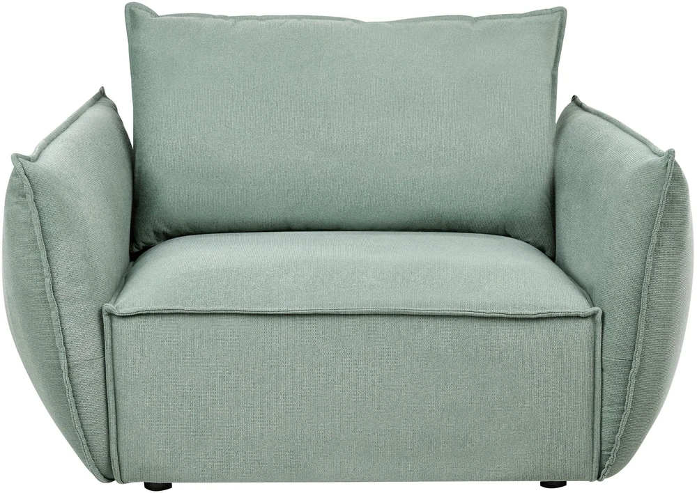 Sofa Beliani 5 vietų poilsio baldų komplektas KUNES šviesiai žalias