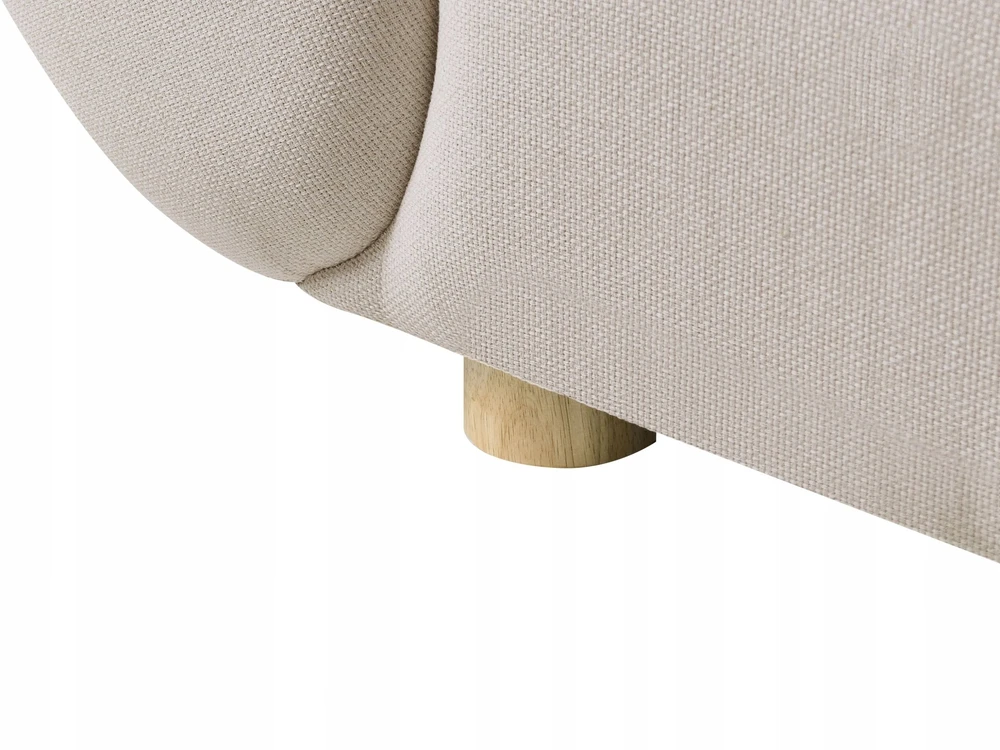 Sofa Beliani 4 asmenų svetainės baldų komplektas RINGEL šviesiai smėlio spalvos