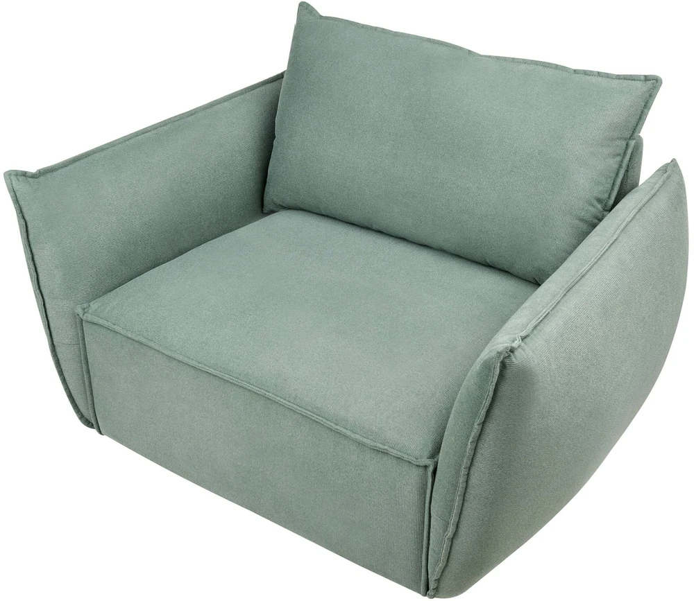 Sofa Beliani 5 vietų poilsio baldų komplektas KUNES šviesiai žalias