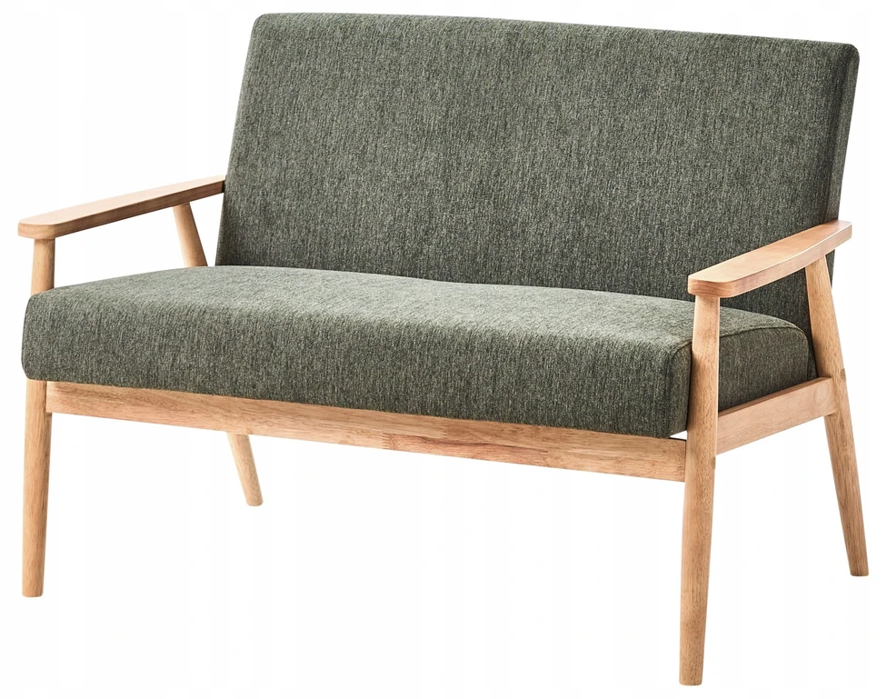 Sofa Beliani 6 vietų svetainės baldų komplektas ESRUM šviesiai rudas / žalias