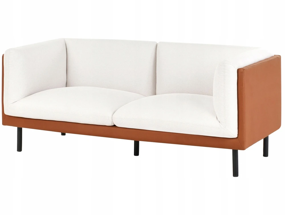 Sofa Beliani 5 vietų baldų komplektas VORGOD, kreminė balta