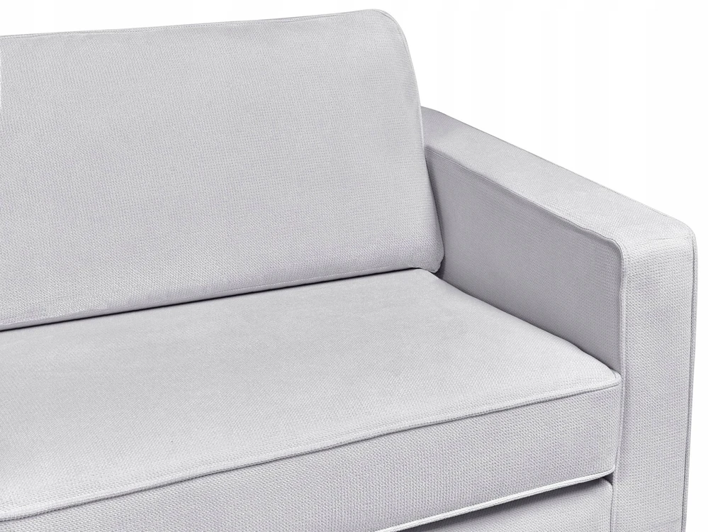 Sofa Beliani 4 vietų svetainės baldų komplektas SAVALEN šviesiai pilkas