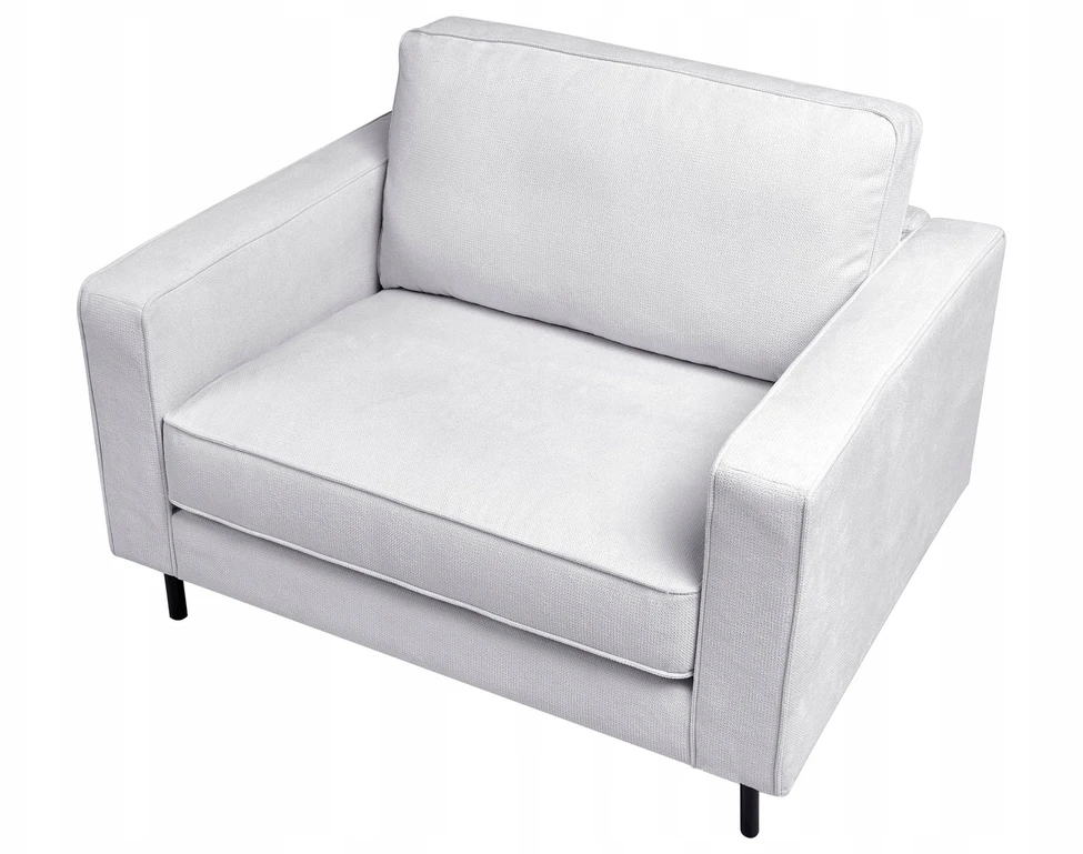 Sofa Beliani 4 vietų svetainės baldų komplektas SAVALEN šviesiai pilkas