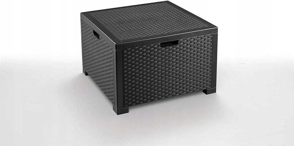 Lauko baldų komplektas Gardena B:Rattan Bica Nebraska sofos/fotelio komplektas (antracito spalvos su Pilkas sėdynės pagalvėlėmis)