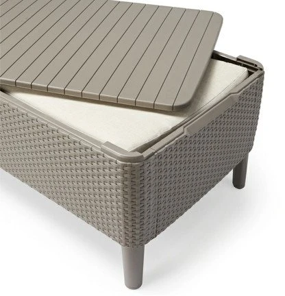 Lauko baldų komplektas Gardena Keter Sodo baldų komplektas Salemo Balcony Set beige