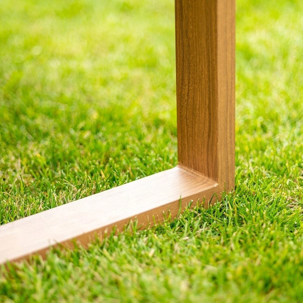 Lauko baldų komplektas Kontrastingas sodo baldų komplektas DUISBURG sofa-fotelis-staliukas antracito / rudos spalvos