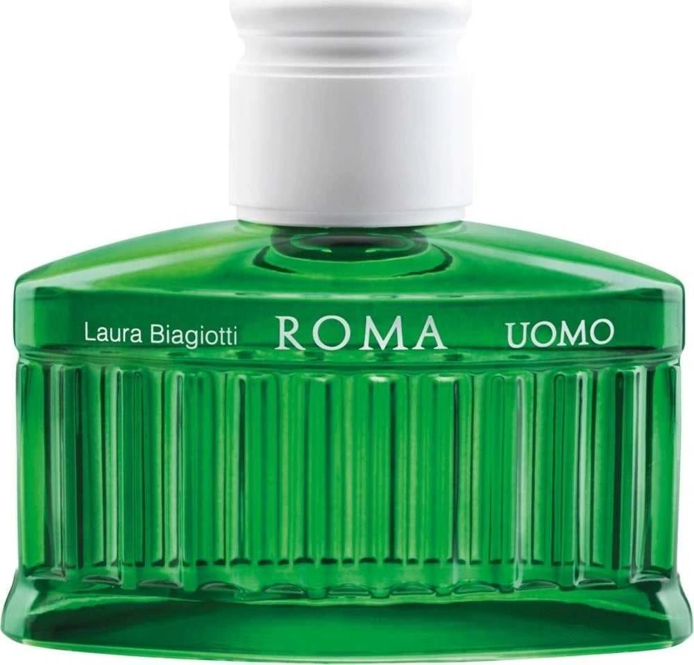 Laura Biagiotti Roma Uomo Žalias Swing EDT tualetinis vanduo vyrams, 125 ml
