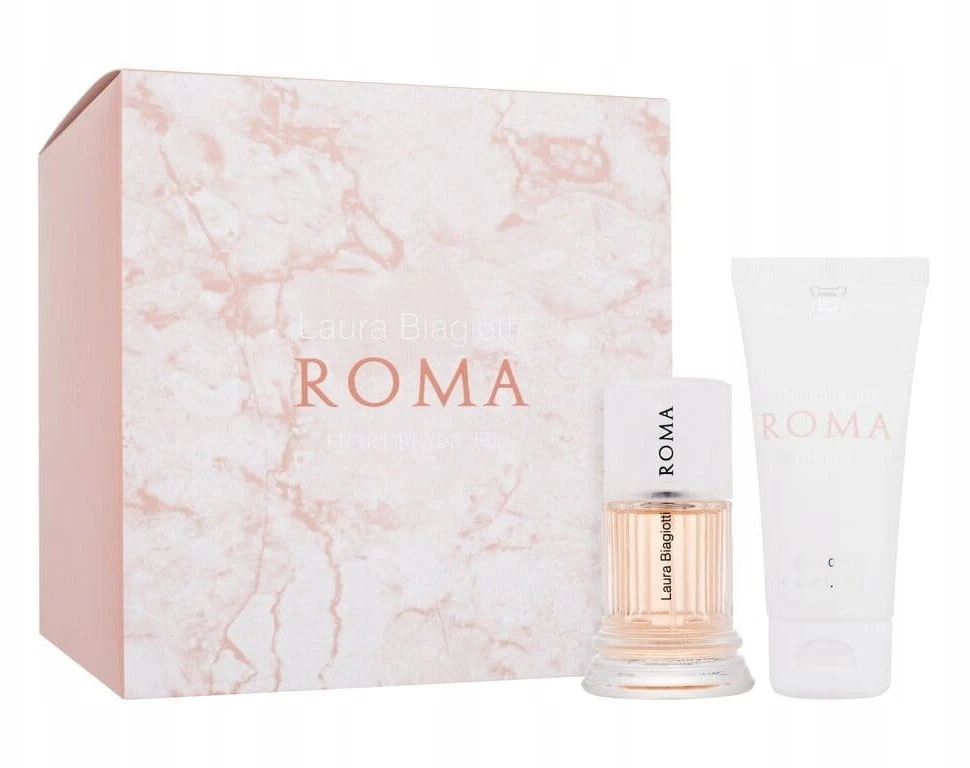 Laura Biagiotti Roma Fiori Bianchi rinkinys moterims (EDT, 25 ml + kūno losjonas, 50 ml)